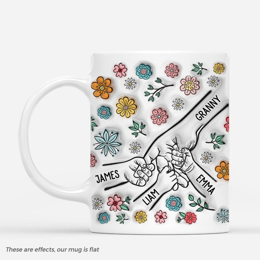 4002MUK1 3d printing effect personalised holding mums hand mug_ 4002M3I5A