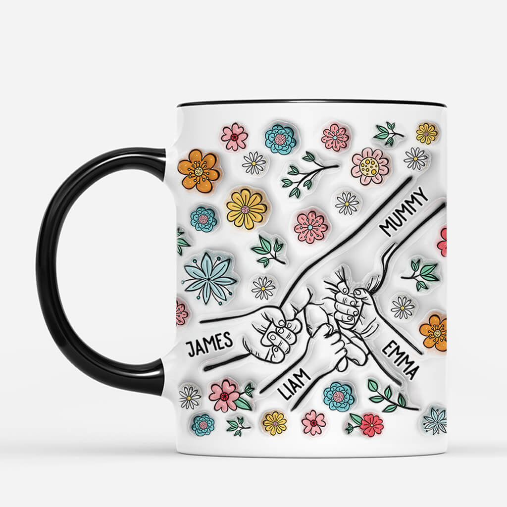 4002MUK2 3d printing effect personalised holding mums hand mug_ 4002M3I5A