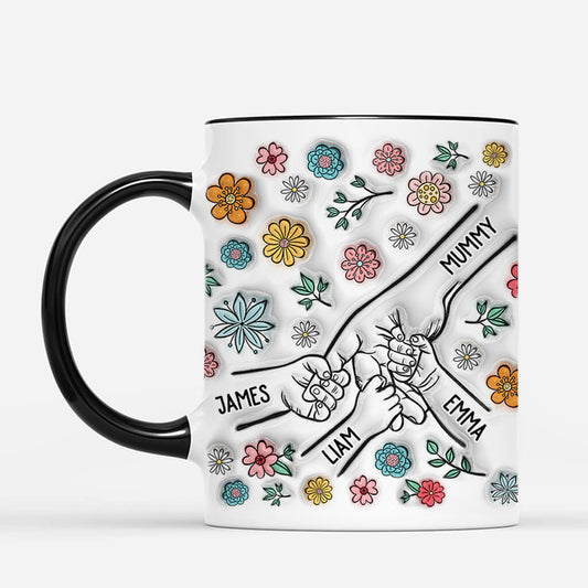4002MUK2 3d printing effect personalised holding mums hand mug_ 4002M3I5A