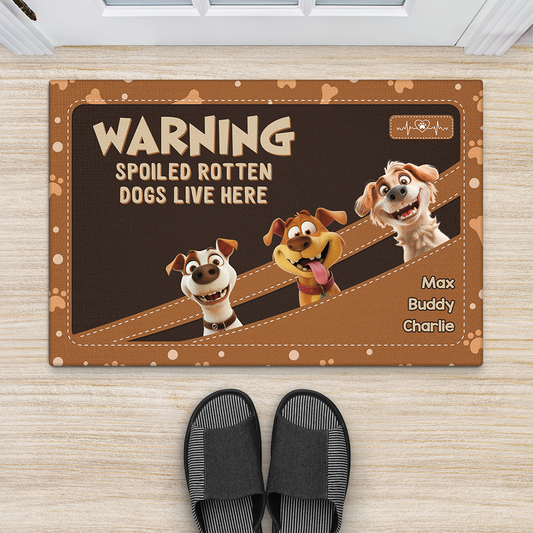 4011DUS2 personalized doormats with dogs _funny dog gifts for owners_ 4011D5N3C