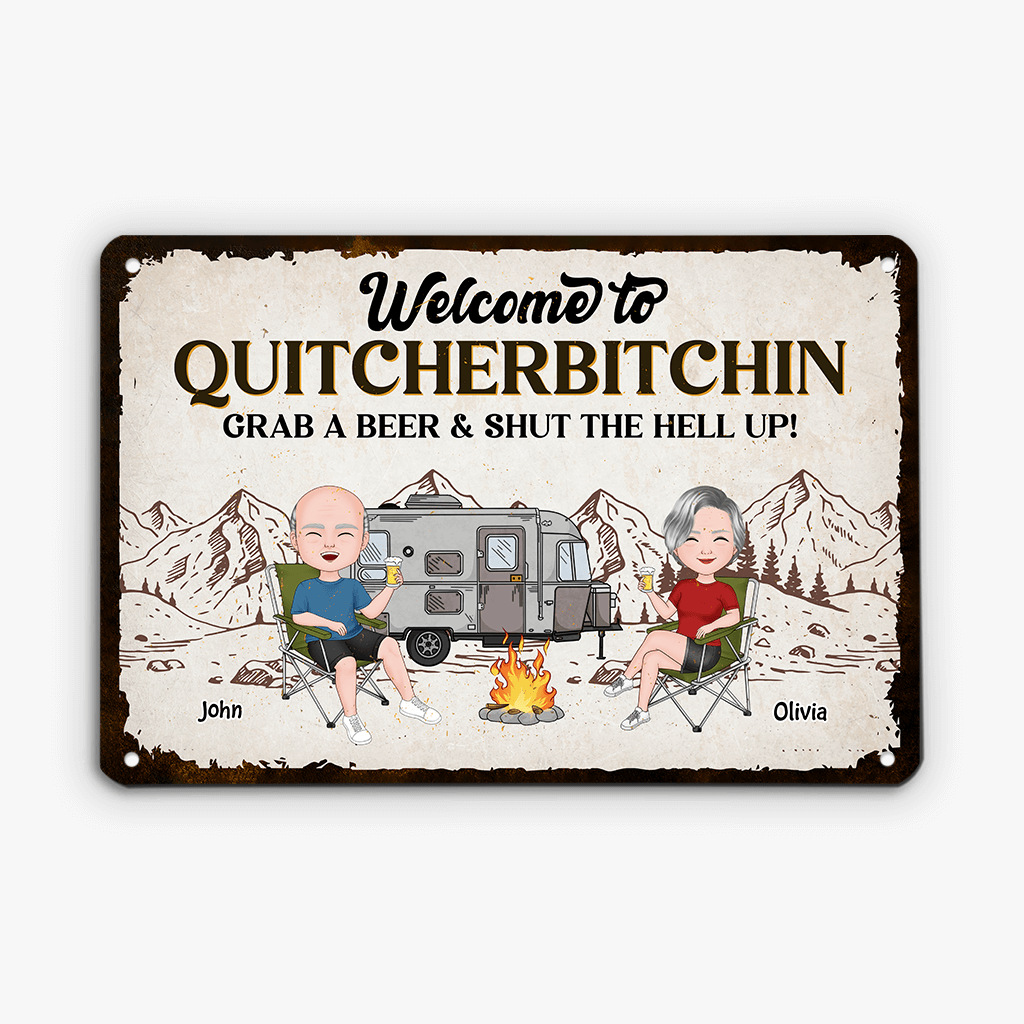 4028EUS2 personalized camping signs_ funny camping gifts for couples_ 4028ETM0G