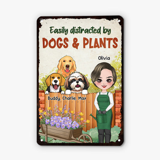 4031EUS1 personalized metal garden signs_ gardening gifts for dog moms 4031ETQ0C