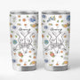 4033TUK1 3d printing effect personalised mummys hand flower tumbler20oz 4033T5I5A