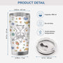 4033TUK3 3d printing effect personalised mummys hand flower tumbler20oz 4033T5I5A