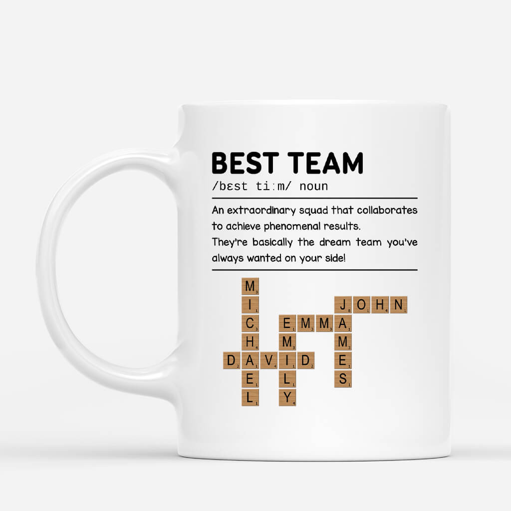 4037MUK1 Personalised Best Team Mugs for Coworkers 4037MKH5O