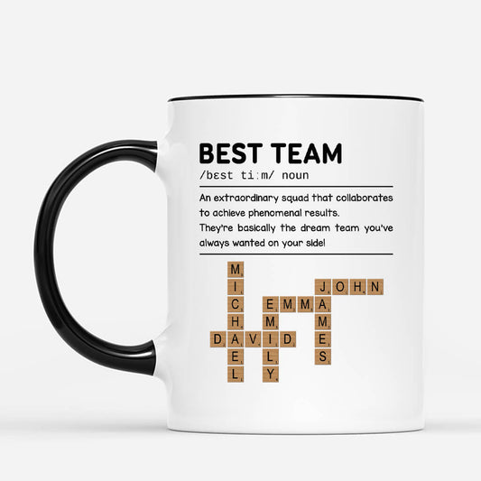 4037MUK2 Personalised Best Team Mugs for Coworkers 4037MKH5O