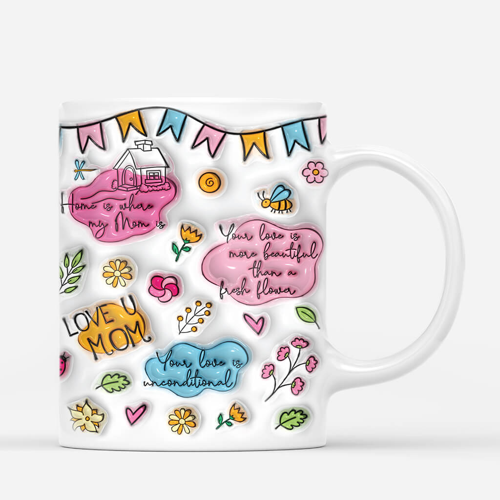 4041MUK3 3d printing effect personalised best mum ever mug 4041M6I5A