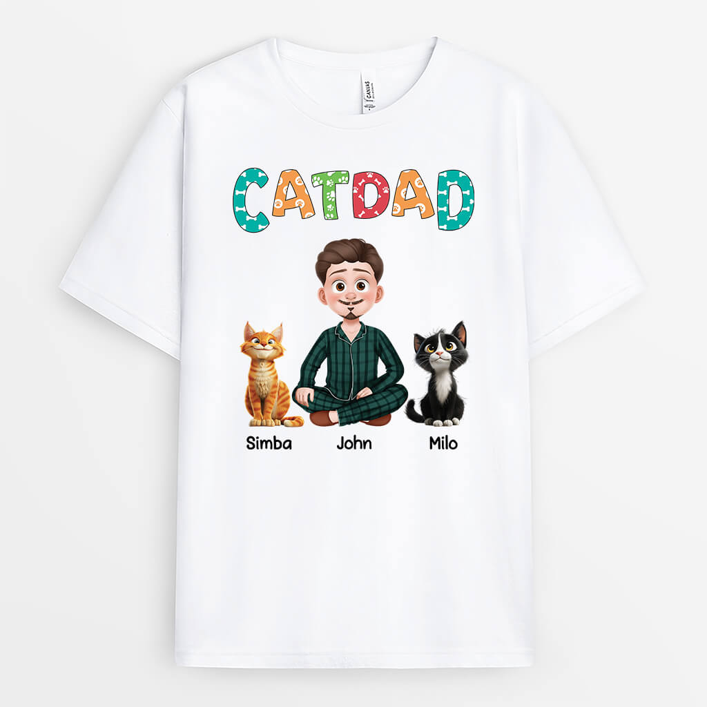 4043AUS1 personalized cat shirts unique gifts for cat dads 4043A6Q0D