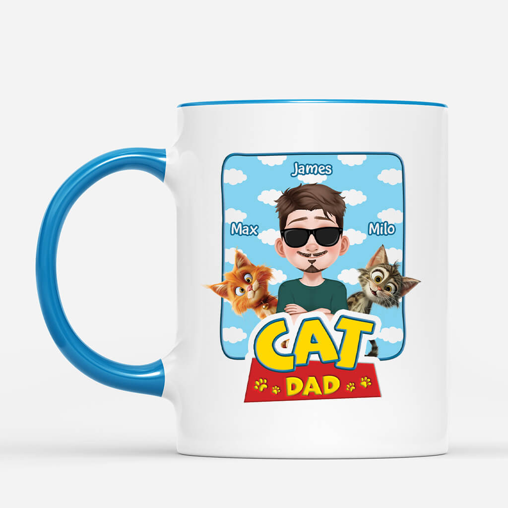 4047MUK2 Personalised Cat Mum Mug Cartoon 4047M5H0D