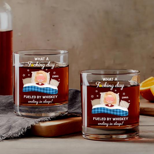 4049IUS1 funny personalized gifts for her_ what a fucking day whiskey glass 4049I5N0A