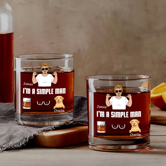 4063IUK1 personalized dog dad gifts funny whiskey glass for men 4063I5L8C