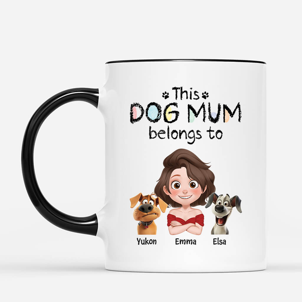 4071MUK2 personalised this dog dad belongs to mugs with dogs 4071M8I0C