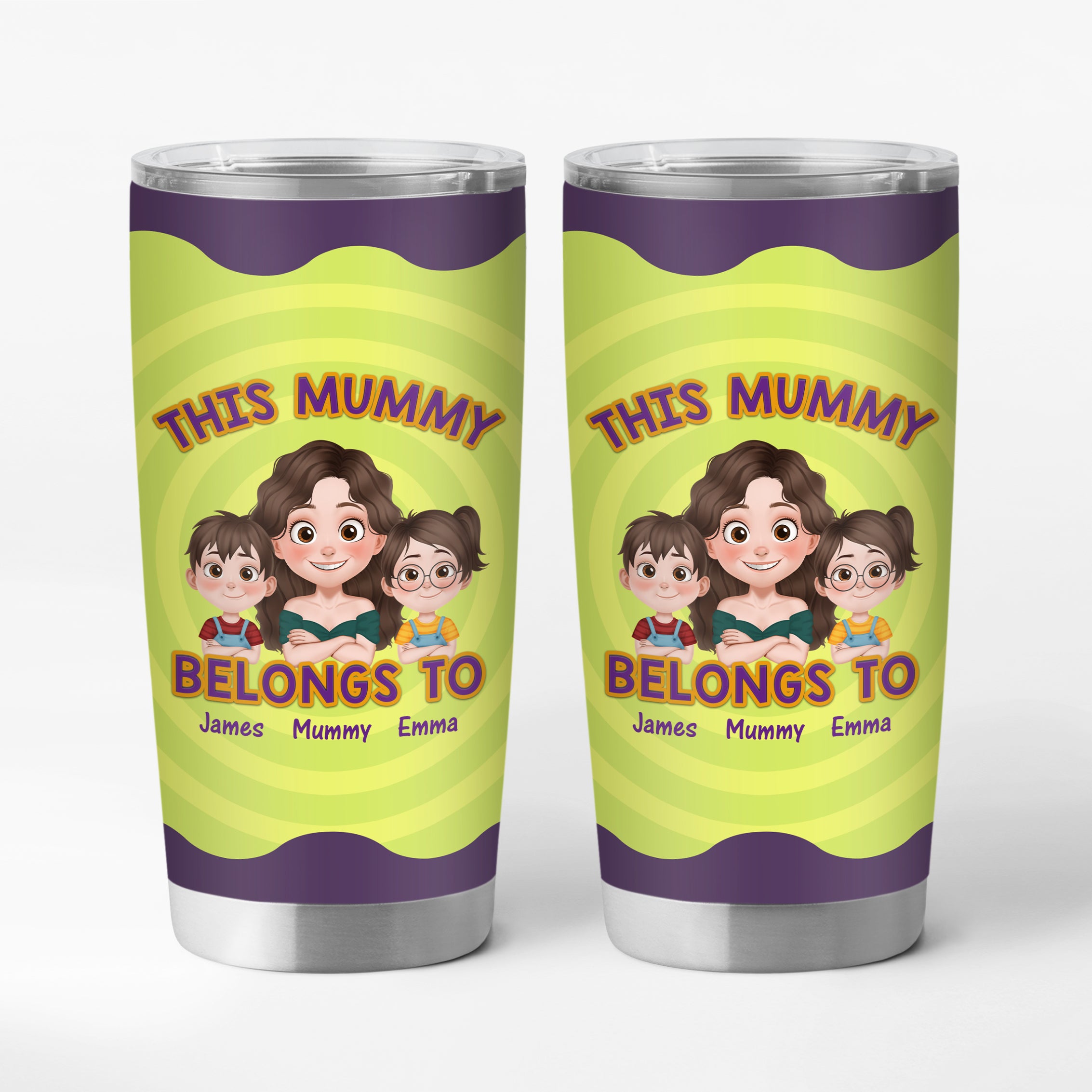 4073TUK1 personalised this mommy belongs to 20oz tumbler 4073T3I0A