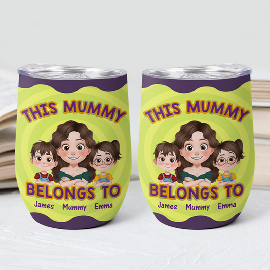 4073TUK2 personalised this daddy belongs to wine tumbler 4073T3I0B