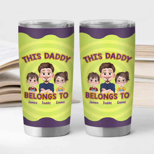 4073TUK2 personalised this mommy belongs to 20oz tumbler 4073T3I0A