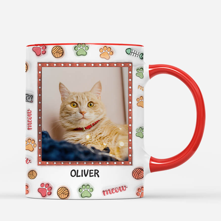 4085MUS3 3d printing effect personalized cat mug with photo best cat mom ever mug_ 4085MKL5D
