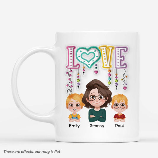 4096MUS3 3d printing effect personalized grandma mug mothers day gifts for grandmothers 4096M5Q0A