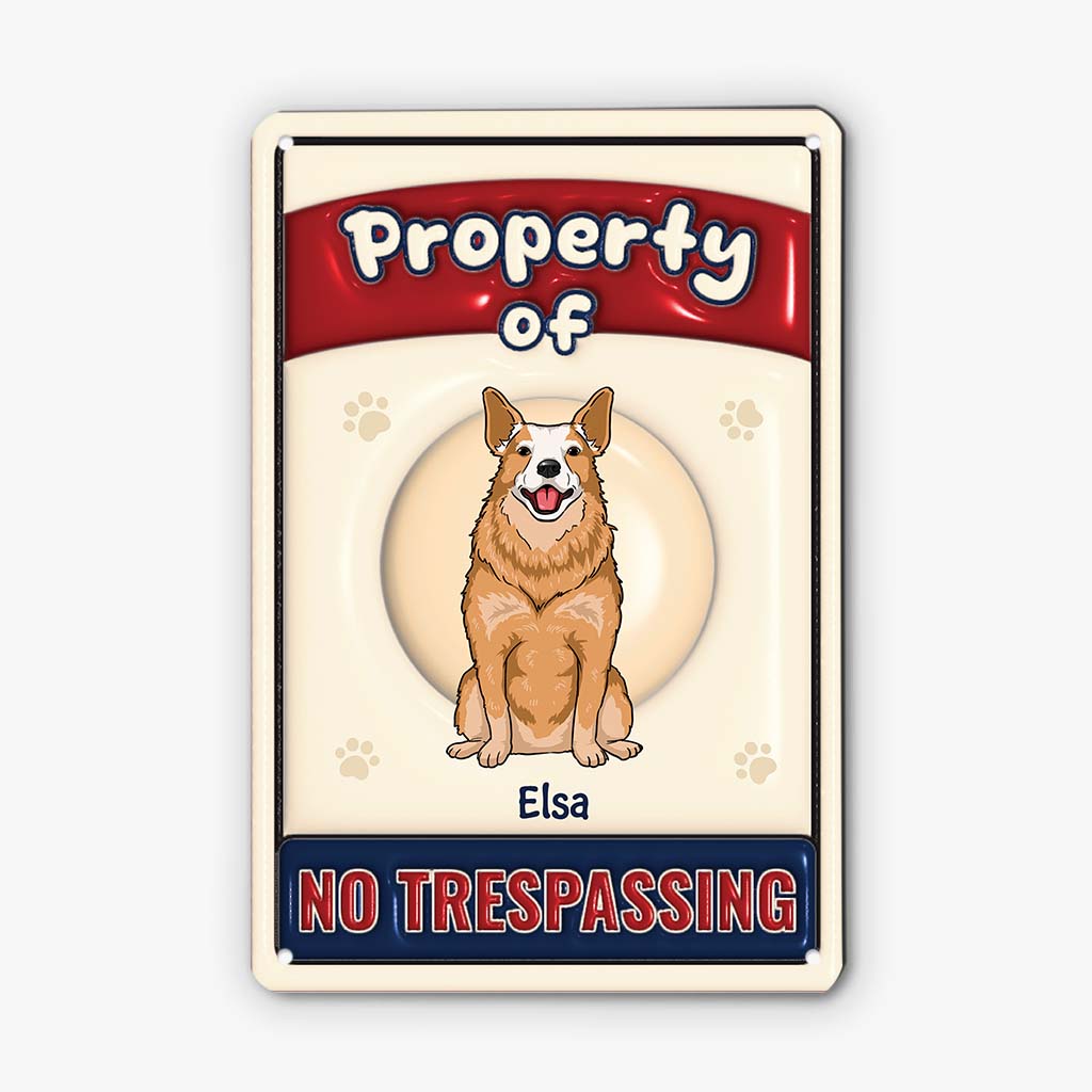 4104EUS2 3d printing effect custom gifts for dog lovers funny no trespassing signs_ 4104E8M8C_7a4b703a e020 4f3d a280 9955e430e2b0