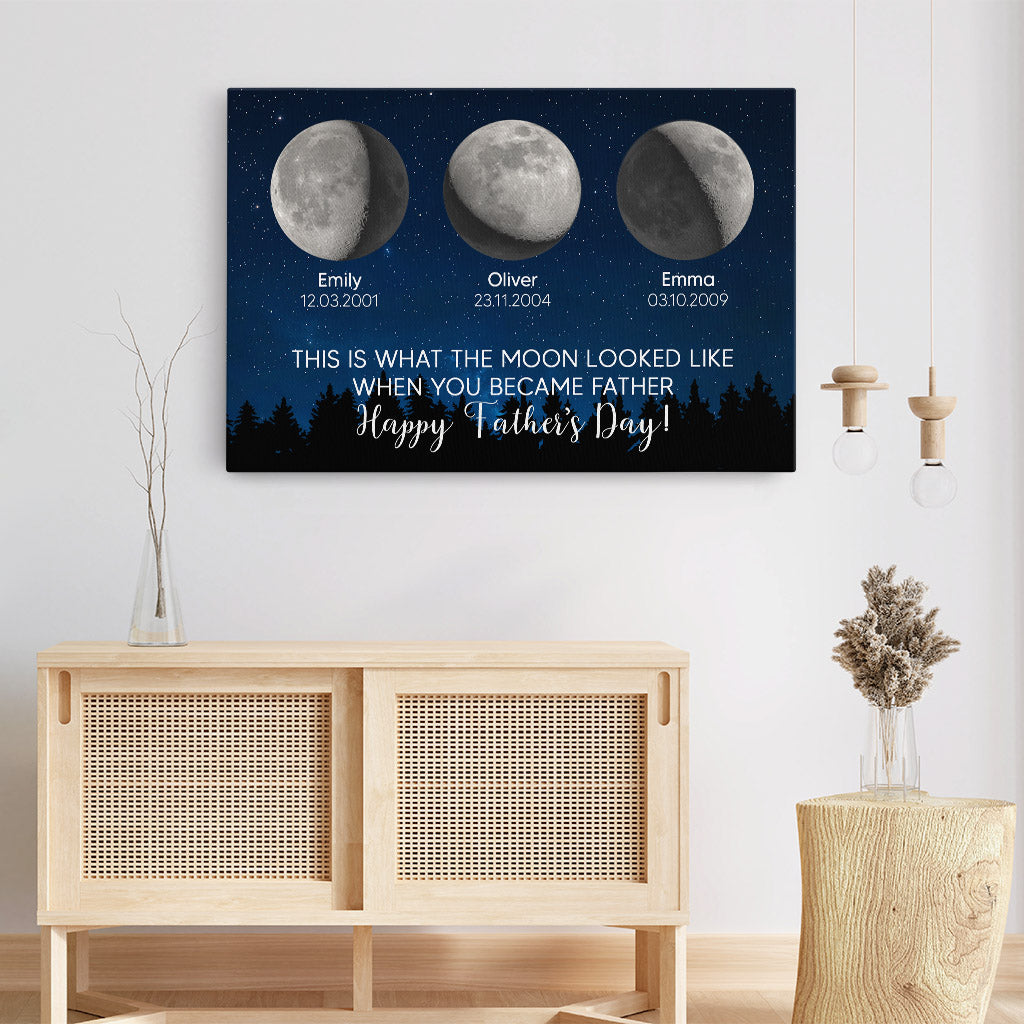 4105CUS3 personalized fathers day gifts_ for dad moon phases prints_ 4105C8B5B