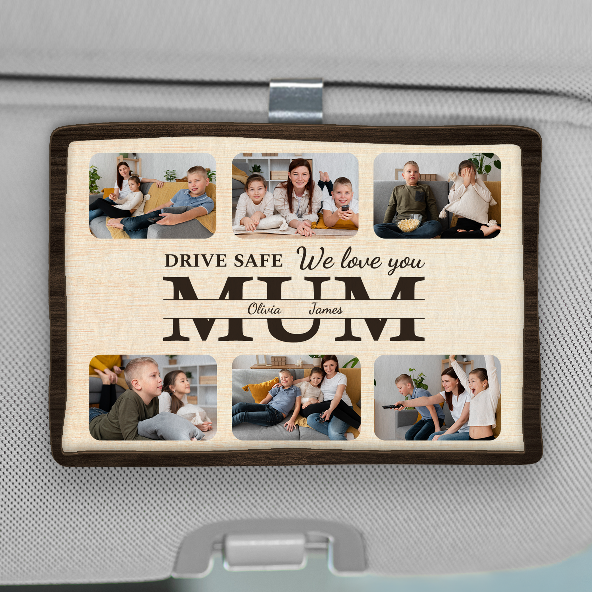 4108GUK1 personalized car visor photo clip_ unique photo gifts for mom_ 4108GKN5A