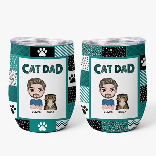 4123TUS1 personalized cat dad gifts custom cat wine tumbler 4123TTN8D_be12ea7f 1d99 48a8 bc24 09b90a8f7621