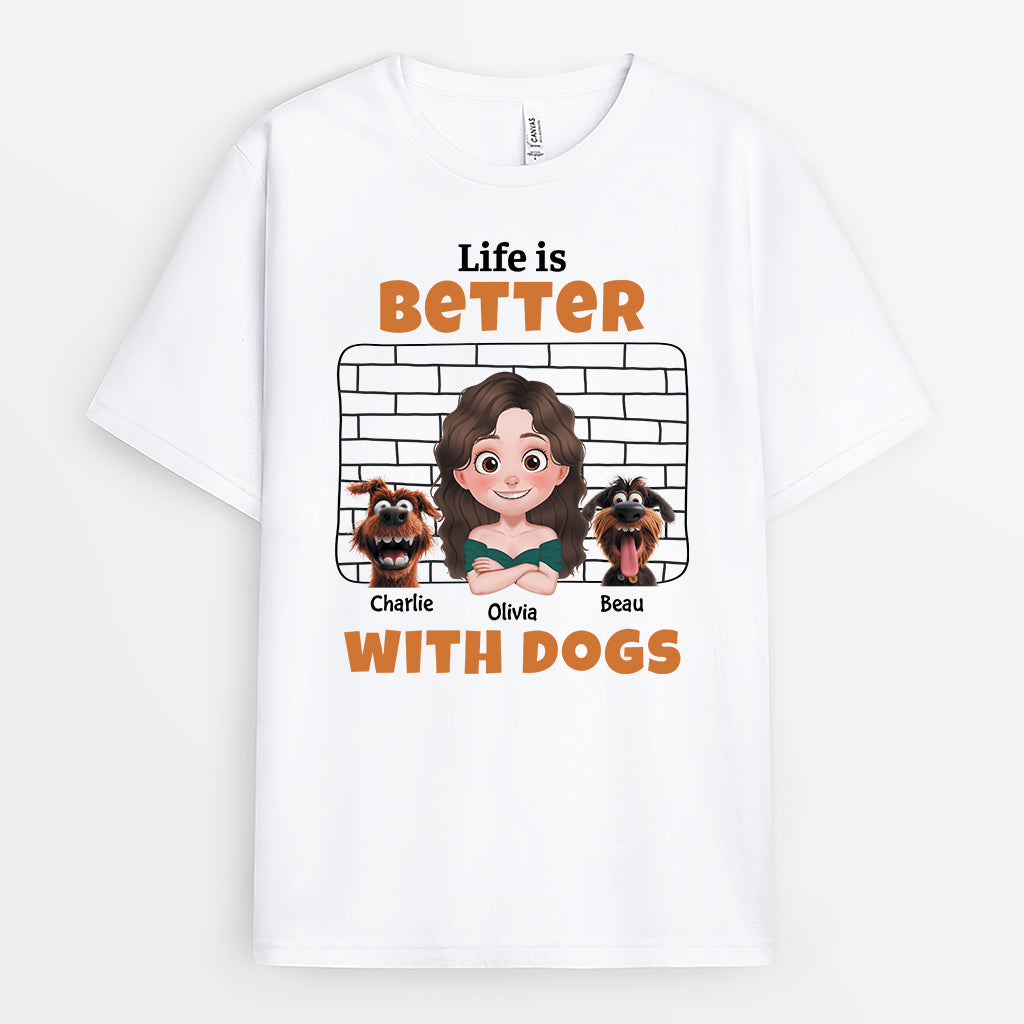 4127AUS1 custom dog shirts for women life is better with dogs shirt_ 4127ATM0C