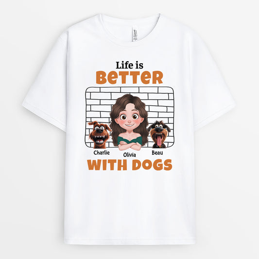 4127AUS1 custom dog shirts for women life is better with dogs shirt_ 4127ATM0C