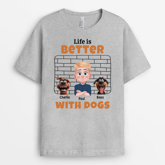 4127AUS2 custom dog shirts for women life is better with dogs shirt_ 4127ATM0C