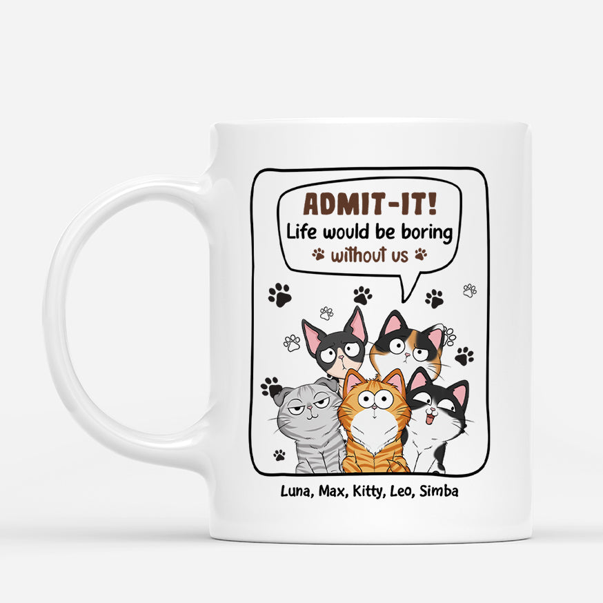 4128MUS1 funny cat mug personalized unusual presents for cat lovers 4128MTL8C
