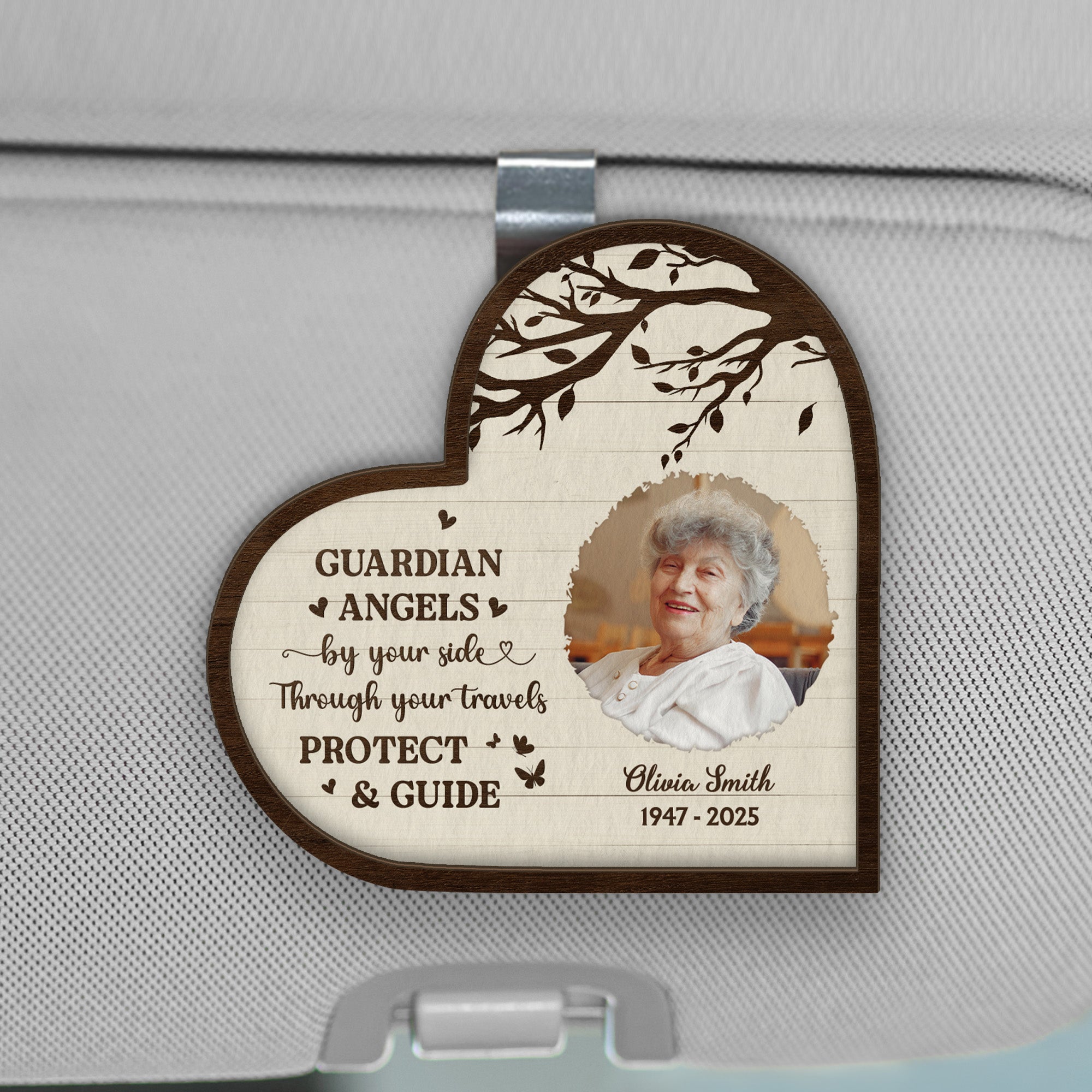 4131GUS1 custom memorial photo gifts_ car guardian angel visor clips_ 4131G6L5A