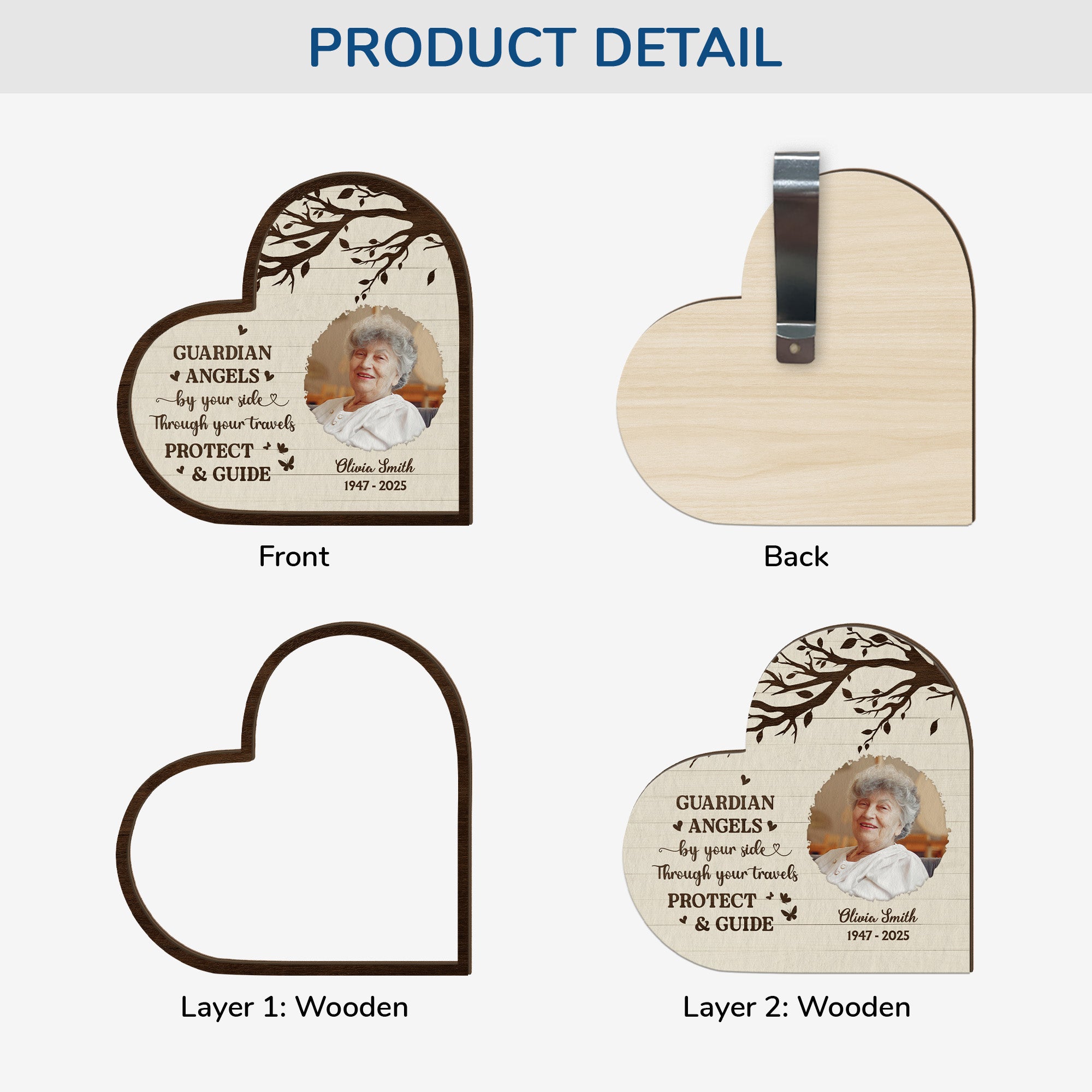 4131GUS3 custom memorial photo gifts_ car guardian angel visor clips_ 4131G6L5A