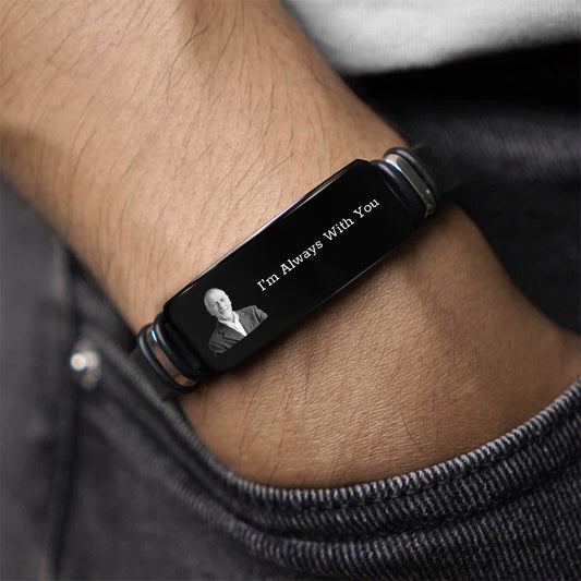 4134JUS2 personalized memorial bracelets_ no longer by my side but forever in my heart 4134J6T5A_ae93a1d8 37fd 476c 88b1 20c1250d93ae