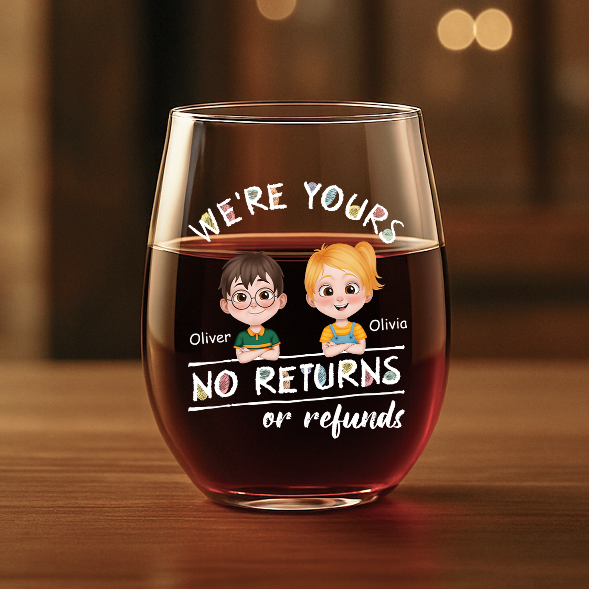 4143IUS1 custom gifts for dad im yours no returns_ wine glass 4143I8H0B