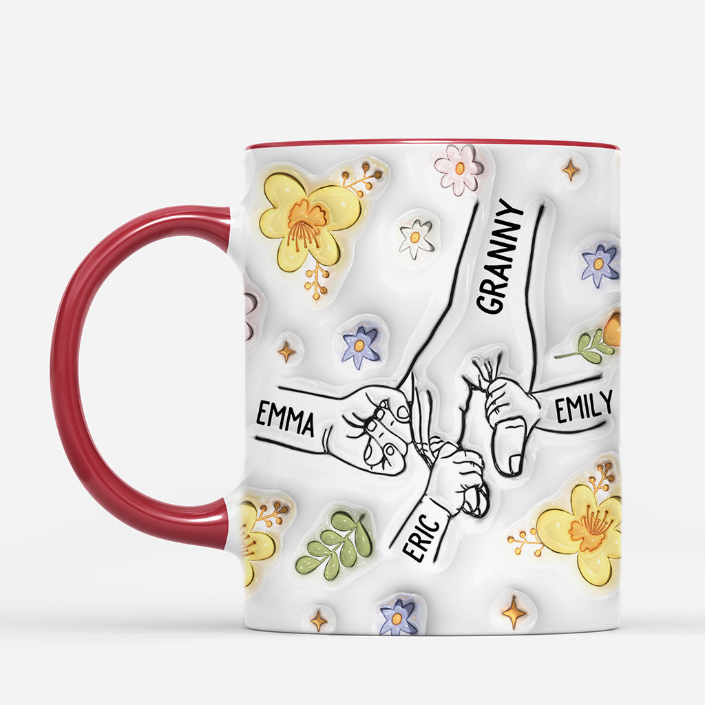 4184MUS2 3d printing effect custom gifts for mom floral mugs for mothers day_ 4184M8Q5A