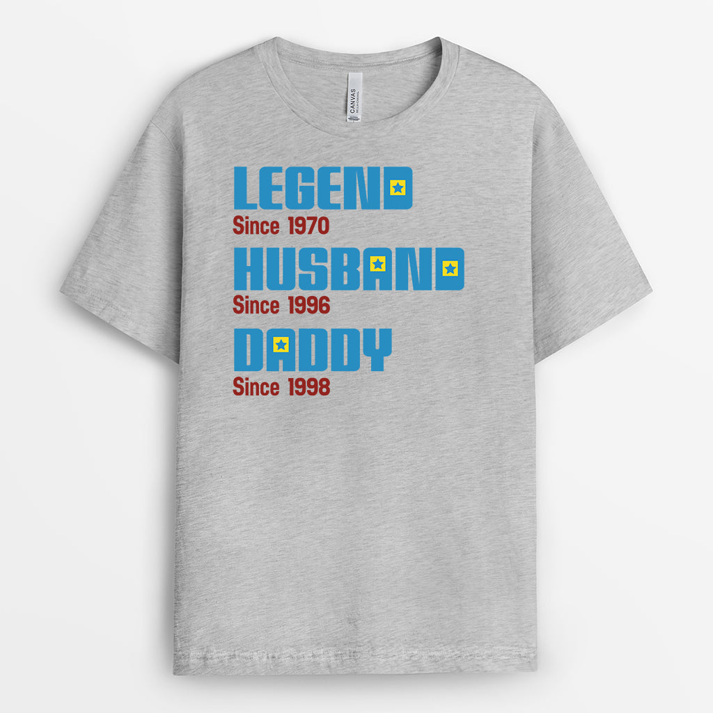 4185AUS2 personalized fathers day gifts t shirts for dad and grandpa 4185A8L5B