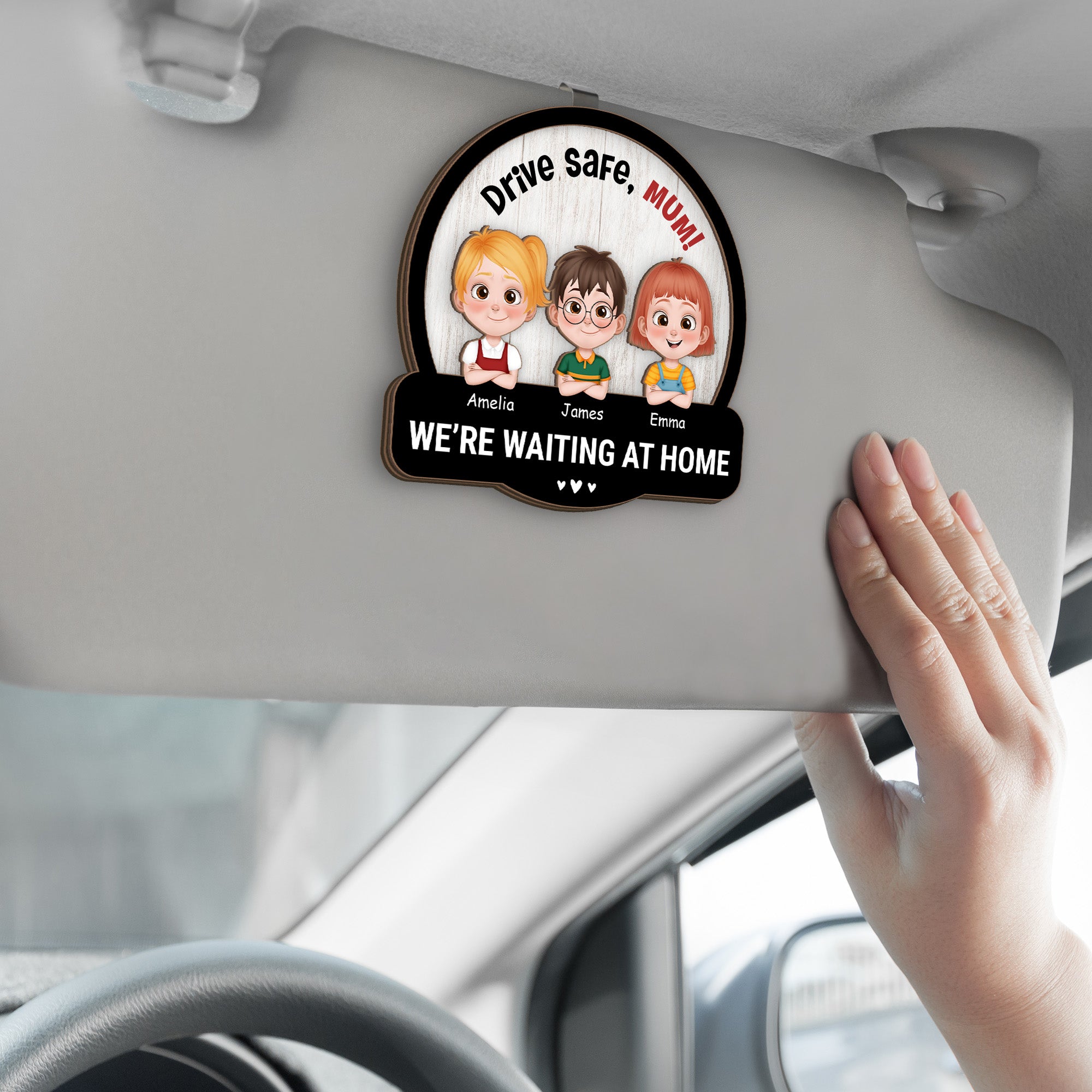 4190GUK2 personalized mom gift drive safe car visor 4190G9L0B