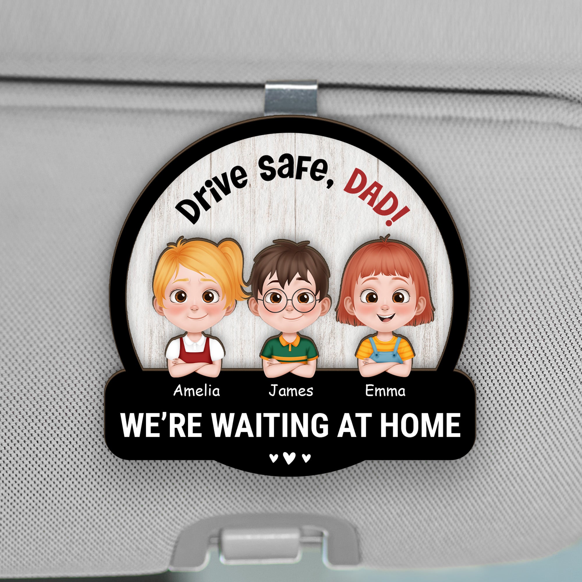 4190GUS1 personalized mom gift drive safe car visor 4190G9L0B