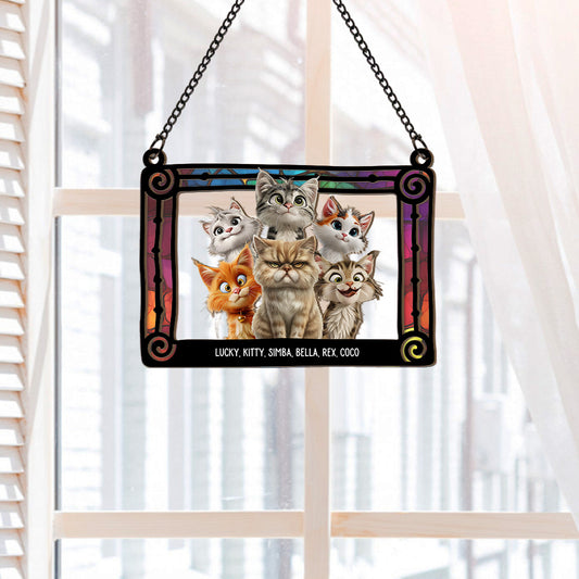 4191UUS2 personalized gifts for cat lovers cute cat suncatcher 4191U9L5D