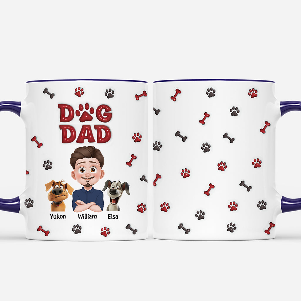 4218MUK2 3d printing effect personalised dog mum 3d mug 4218M8K0C