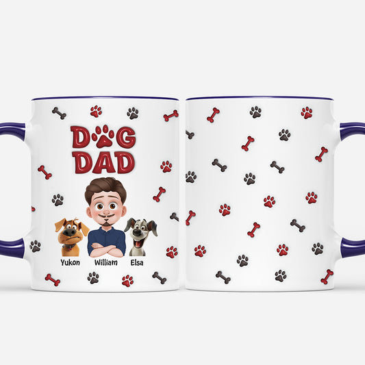 4218MUK2 3d printing effect personalised dog mum 3d mug 4218M8K0C