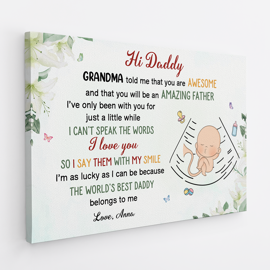 4226CUS2 custom canvas for mom_ mommy to be mothers day gifts_ 4226C8N8A