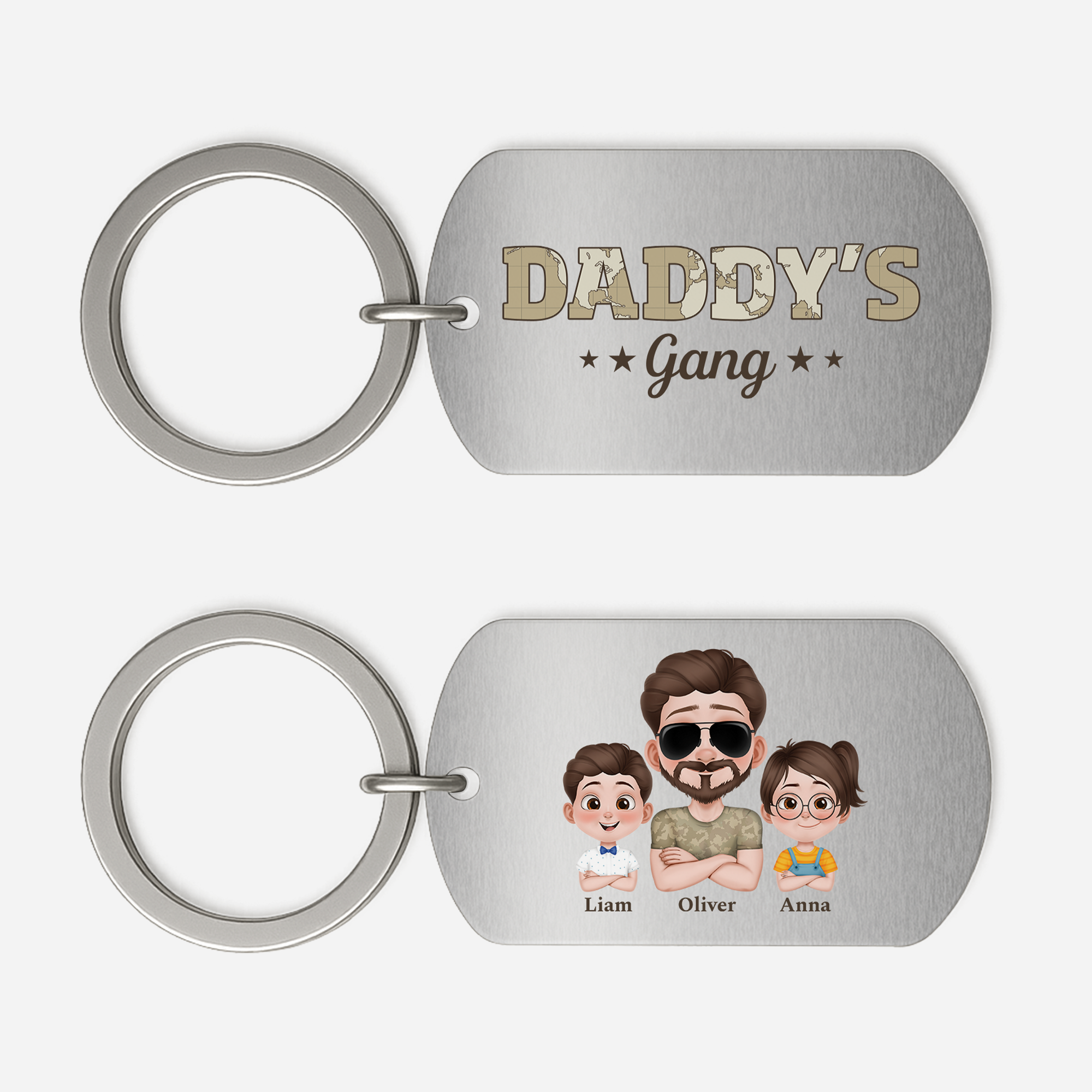 4231JUS1 personalized keychain for dad_ unique fathers day gifts 4231J