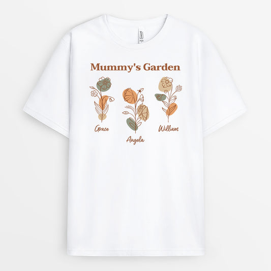 4233AUK1 personalized mom gifts mommys garden t shirt 4233A3G5A