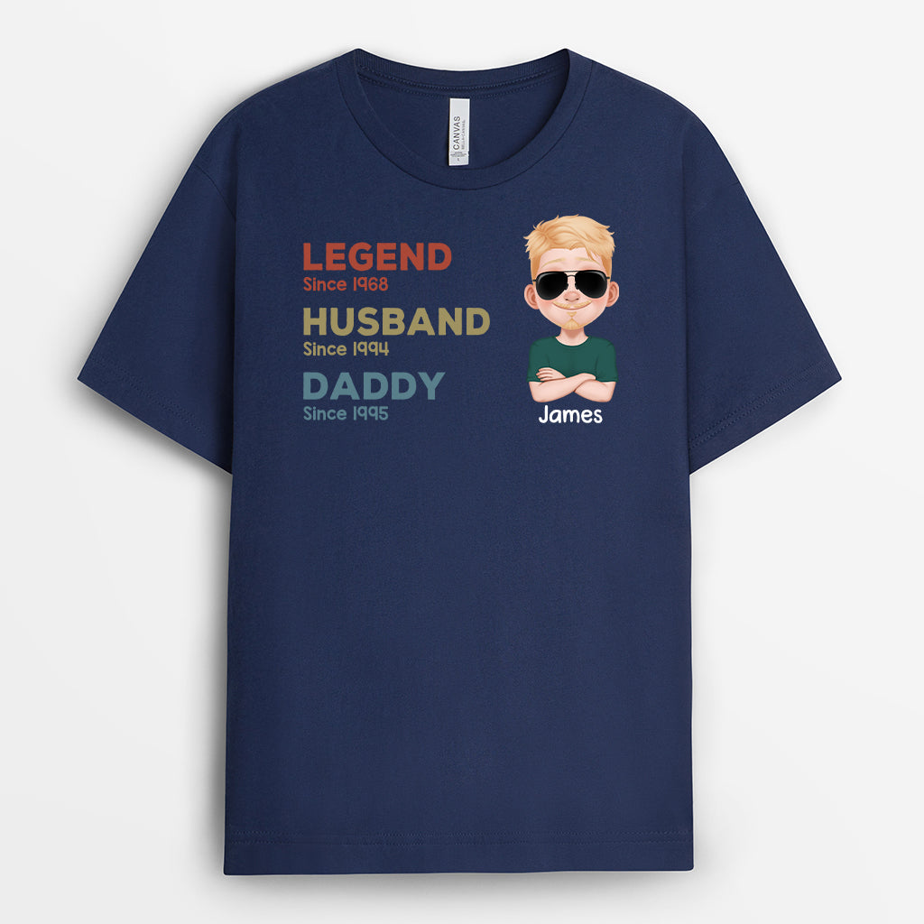 4235AUK2 personalized mothers day shirts legend wife mommy grandma since 4235A5L5A