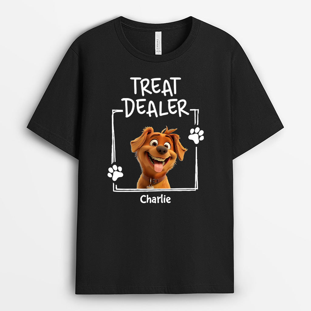 4243AUS1 customized dog t shirts dog lover gifts treat dealer shirt 4243A6L0C_ca0ba5b4 84a9 403e 85fe 3670d9d5b67f