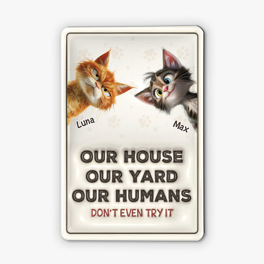 4257EUS1 personalized presents for cat lovers funny cat metal signs_ 4257E8L5D