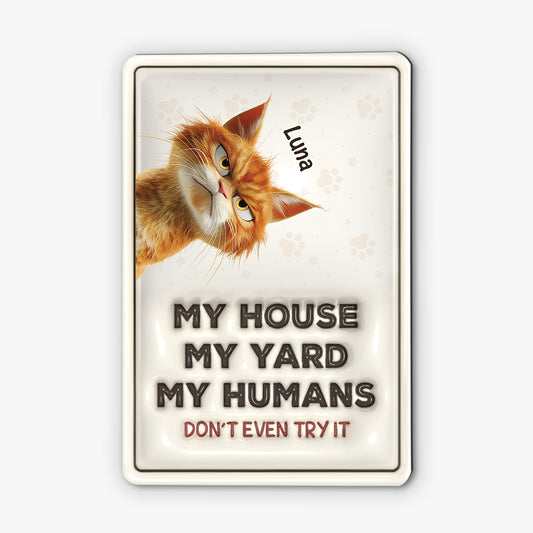 4257EUS2 personalized presents for cat lovers funny cat metal signs_ 4257E8L5D