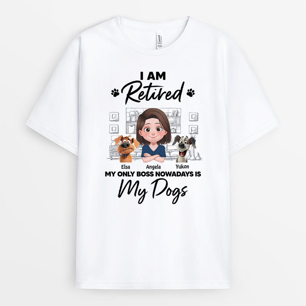 4263AUS1 custom dog shirts funny retirement gifts im retired shirt_ 4263ATK0C