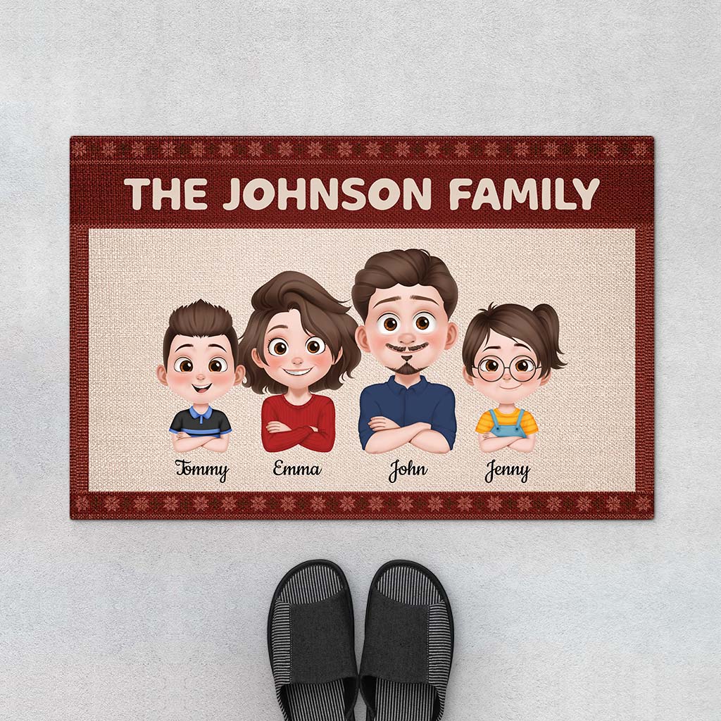 4267DUS1 personalized family gifts family name doormat 4267DTQ0A