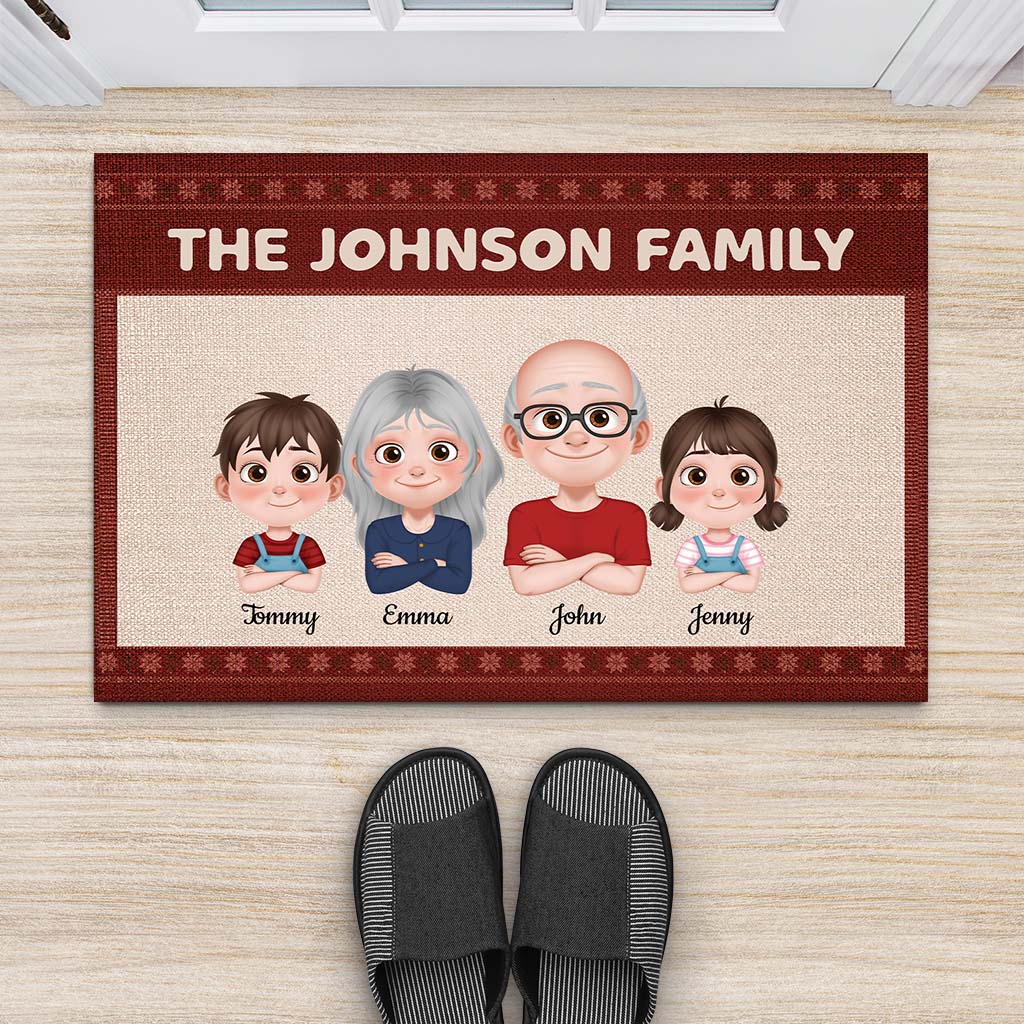 4267DUS2 personalized family gifts family name doormat 4267DTQ0A